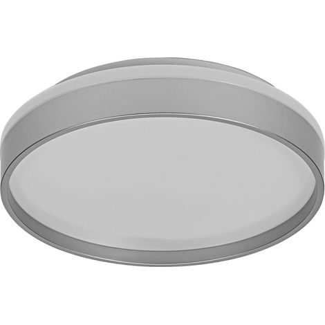OSRAM ORBIS Gisela Plafonnier LED 300mm, 16W, 3000K blanc chaud, Argent, Métal avec anneau en plastique, IP20