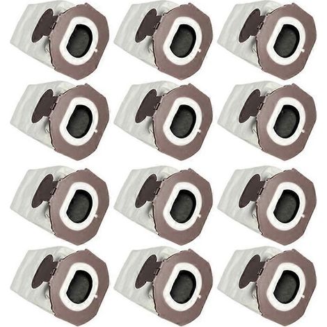 Lot de 12 sacs filtrants de rechange pour aspirateur Vorwerk Kobold VK7 FP7 (1/5)