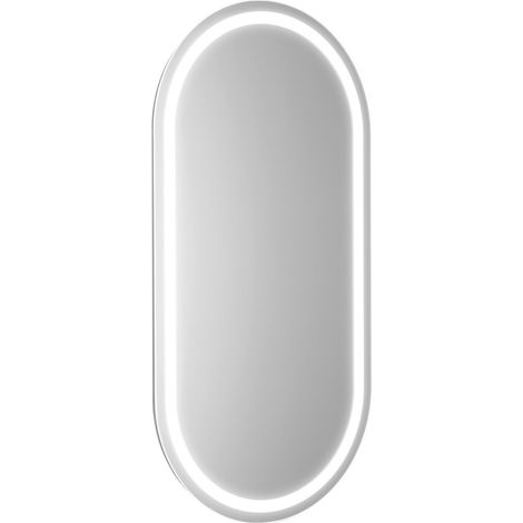 Miroir ovale NYX avec éclairage LED 45x90cm (1/4)