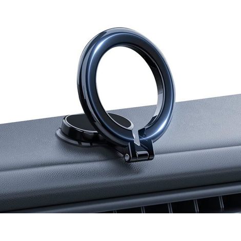 (Couleur:noir)Support Magsafe Voiture(40 x N52 Aimants)pour iPhone 14/13/12 Series magsafe Pliable Universel 360 degrés Porte Telephone Voiture