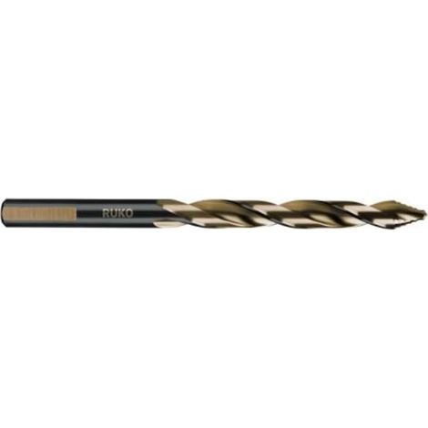 RUKO  Broca  espiral  ULTIMATECUT  FLOWSTEP  DIN  338  HSSE-Co  5  Ø  10,2  mm  -  259102E