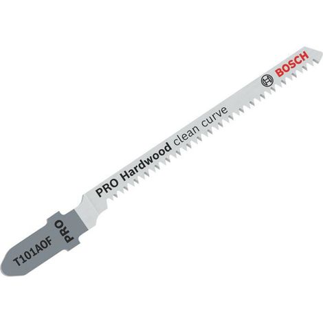 Bosch T101AOF Jigsaw Blade Pack of 3 for Hardwood Cuts