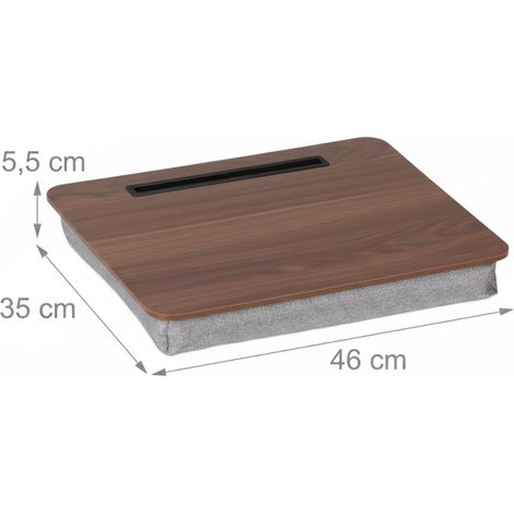 Supporto per computer portatile comfort ergonomico 5,5 x 46 x 35 cm in MDF beige 130016642