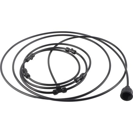 Anneau de pulvérisation noir pour refroidissement extérieur, ensemble de pulvérisation basse pression avec système de refroidissement