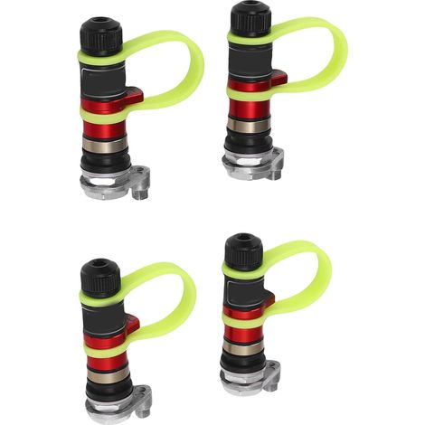 4-teiliges Schnellverschluss-Reifenentlüfter-Set (10–30 PSI) für Offroad-Reifen und Ventilzubehör (1/5)