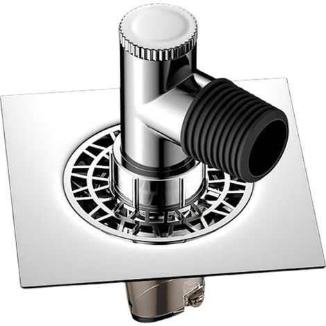 Raccord coudé pour siphon de sol de machine à laver, raccord de tuyau d'évier à double usage, adaptateur pour tuyau de vidange de salle de bain-AquaForge (1/4)