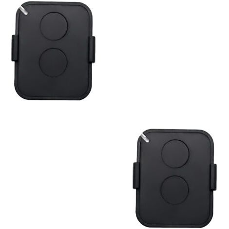 2er-Pack Fernbedienung, 2-Kanal-Torfernbedienung 433MHz mit sicherem Rolling Code, kompatibel mit automatisierten Empfängern