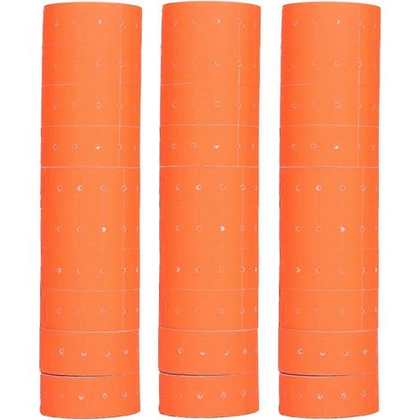 3 Preisschilder (15.000 Stück, einreihig, 21 x 12 mm) für Preisauszeichnungsgeräte M5500 und MX5500, rot (1/4)