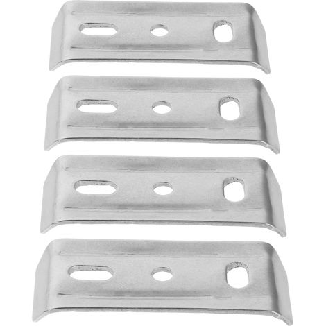 Support de fixation pour porte-serviettes VALICLUD avec base renforcée, 4 pièces en acier inoxydable et coins arrondis pour douche (1/5)