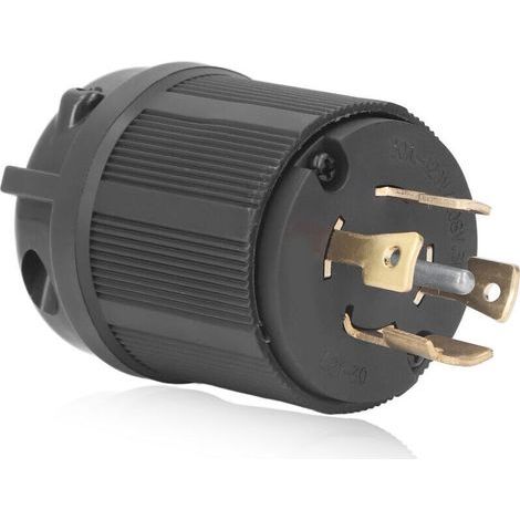 Adaptateur de Prise Verrouillable NEMA L21-30 30A 120/208V 5 Broches pour Équipements (1/5)