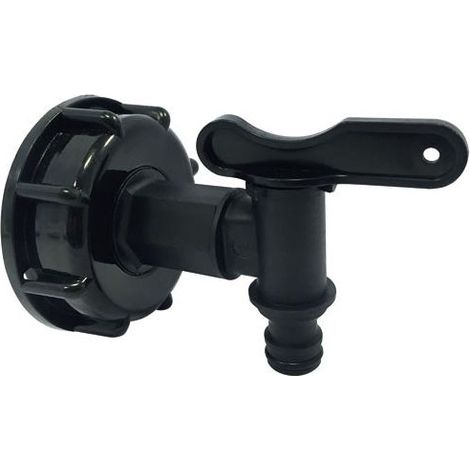 BOUTTE - Adaptateur plastique cuve 1000L Ø60 robinet plastique rapid