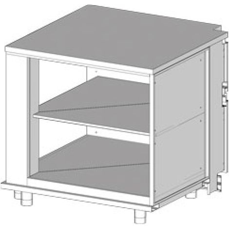 Comptoir de bar angle neutre - ouvert 90° - Diamond
