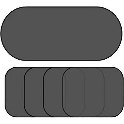 Pare-soleil de voiture, protection solaire latérale, isolation thermique, pare-soleil arrière, protections latérales en maille, ensemble de 5 pièces (1/4)