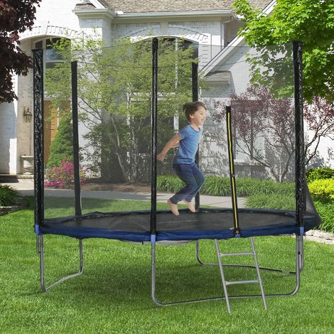 Trampoline d'extérieur comprenant filet de sécurité Ø305 centimètres pour enfants et adultes