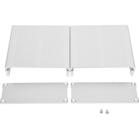 Boîte de refroidissement en aluminium, boîtier électronique DIY de type split 40x97x100mm pour carte de circuit de contrôleur GPRS (1/5)