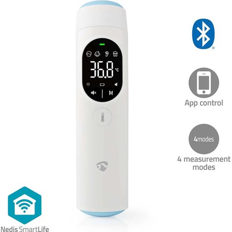 Termometro infrarrojo smartlife pantalla led ora pannan vit (1/5)