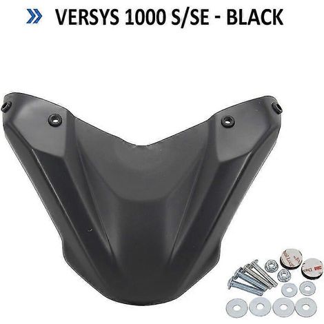 Motorradzubehör: Frontverkleidungsverlängerung/Radabdeckung für Kawasaki Versys 1000 SE S VERSYS1000 2019 2020 2022 – Schwarz