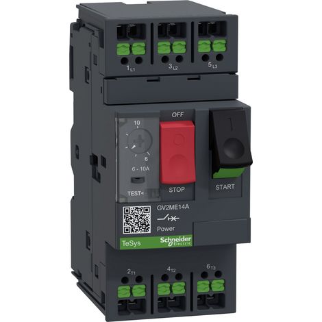 Schneider Electric GV2ME14A Motorschutzrelais 1 St. Einstellbereich (Strom): 6 - 10 A (1/2)