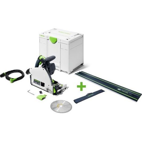 FESTOOL Tauchsäge TS 60 KEBQ-Plus + FS 1400/2 BL + FS-BAG 1400 - 576721B (1/4)