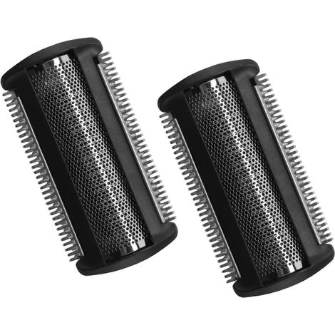 Lot de 2 têtes de rasoir de rechange compatibles avec les tondeuses Philips Bodygroom BG 2024 - 2040 S11 YSS2 YSS3 (1/5)