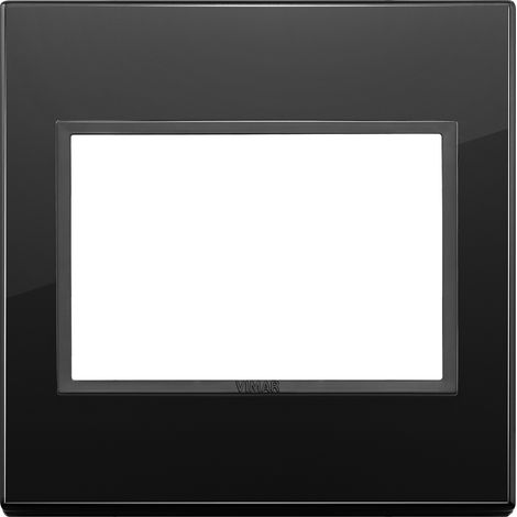 VIMAR - 21648.88 Placca 3M BS nero totale diamante