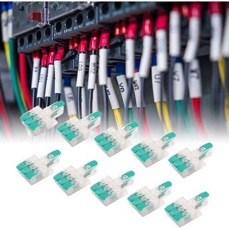 Connecteur de fil Y613G 1 entrée 3 sorties 0,5-6 mm² à répartition rapide 41 A 450 V, vendu par lots de 10. (1/5)