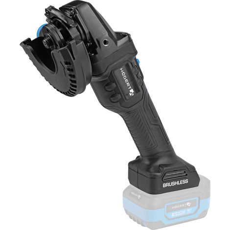 Meuleuse d'angle sans fil 125 mm, moteur sans balais 18V, 8 000 tr/min, dispositifs de protection sans outil, interrupteur à deux positions, engrenages métalliques, sans batterie (1/5)