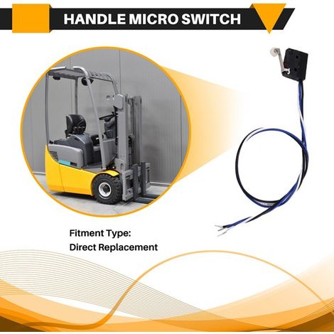50053117 is a micro switch suitable for Jungheinrich forklifts EFG115/216/320. (1/5)