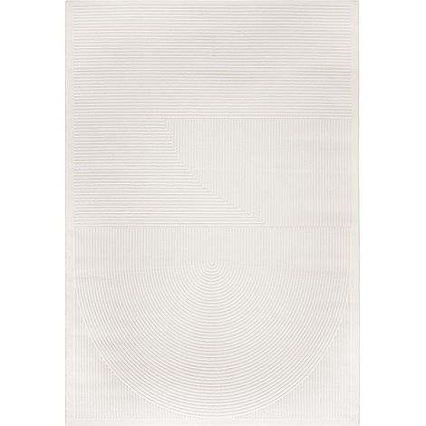 Grande Tappeto dal Design Contemporaneo e Moderno - Beige (290x200 cm) - Dubisa Grigio -
