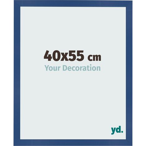yd. - Cadre photo 40x55 - Bleu Fonce - MDF - Bologna (1/5)