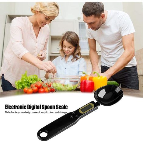 Cucchiaio dosatore digitale 500 g / 0,1 g, bilancia da cucina digitale, cucchiaio dosatore elettronico, display LCD digitale con cucchiai dosatori per alimenti (1/4)