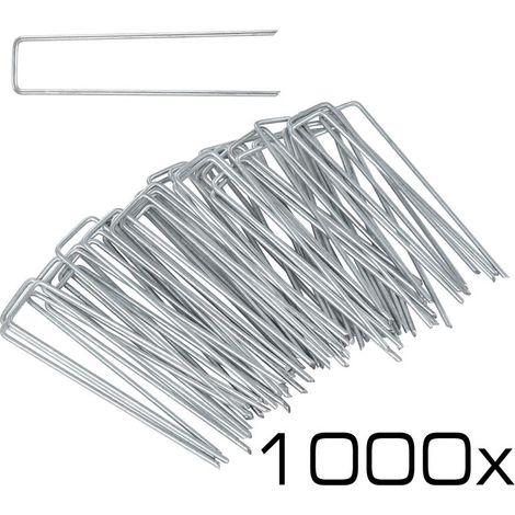 Hering Zelthering Erdanker 1000 St. Zeltnagel Erdnagel Unkrautvlies Gartenvlies