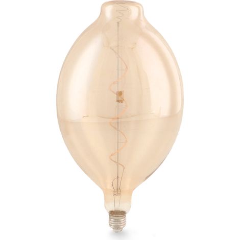 Ampoule LED à Filament Spiralé E27 BT180 4W Ambre - Ledme - LM8577 (1/2)