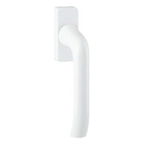 HOPPE DK-Fenstergriff Palermo 055/U34 m.eckiger Rosette,VK7x37 F9016 beschichtet (1/3)
