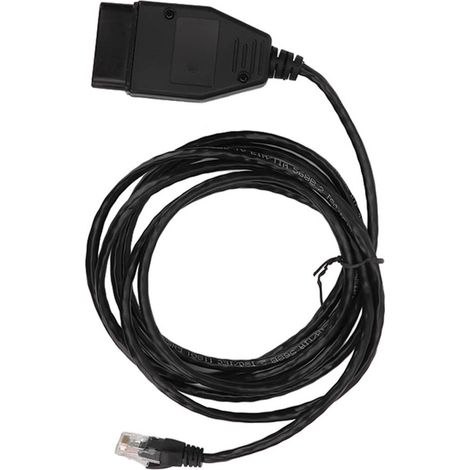 Câble interface OBD2 de programmation ENET noir pour codage, compatible Série F, 3, 5, 7, GT, X3 (1/5)