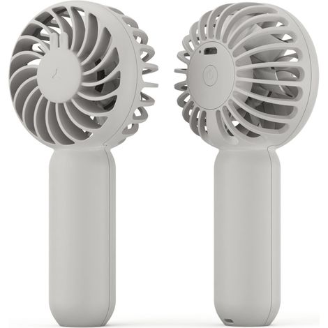 Mini ventilateur portable d'extérieur rechargeable par USB, 3 vitesses, silencieux, idéal pour la maison et le bureau. Ventilateur électrique personnel rafraîchissant. (1/5)