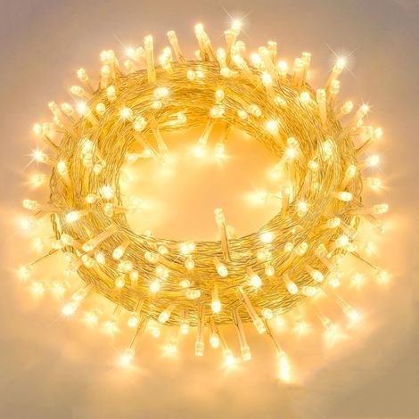 Guirlande Lumineuse Sapin de Noël, 36M 360 LEDs Guirlande Lumineuse Intérieur Extérieur avec télécommande, 8 Modes Imperméable pour Décoration Maison, Jardin, Mariages et Fêtes, Blanc Chaud (1/5)