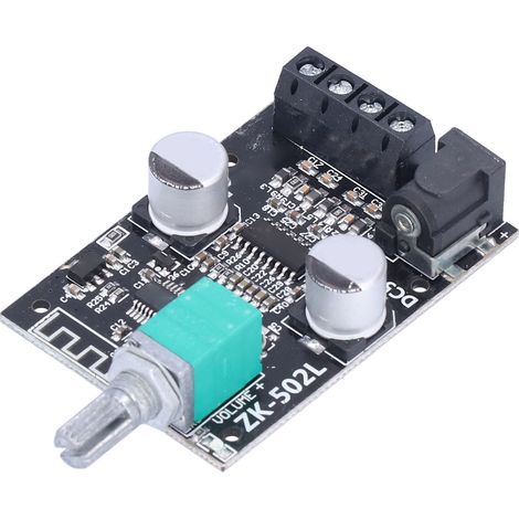 Amplificateur Bluetooth ZK-502L, carte stéréo numérique 2x50W, module audio DIY pour enceintes, haut-parleurs, ampli HiFi. (1/5)