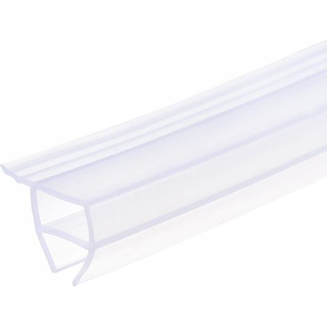 Pelle à poussière pour porte vitrée Sourcing Map, 250 cm de long, joint d'angle en verre 12 mm. (1/5)