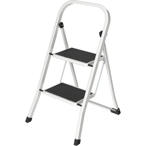 SONECOL taburete metalico 2 peldaños el-02 , Escalera multifunción EL02 Sonecol Escalera multifunción de 2 peldaños Peldaños antideslizantes Fabricada en acero Altu (1/2)
