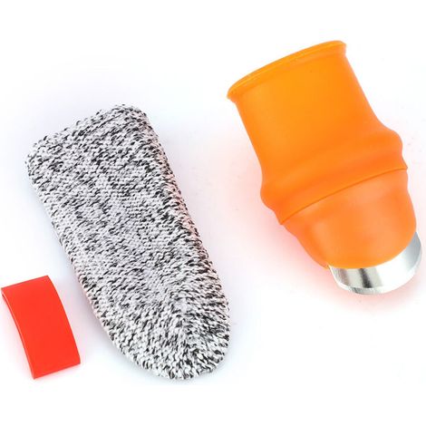Attrezzo per la raccolta di frutta e verdura da giardino con tagliapollice e separatore (uomo - corto con punteruolo antitaglio di classe 5) -Crezuo