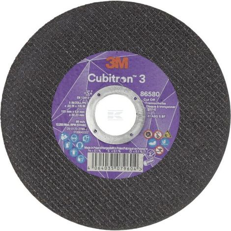 Disco de corte Cubitron 3 125 x 0,8 mm 3M 86580