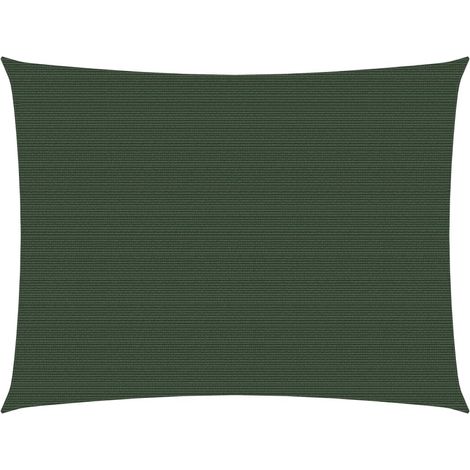 Vela de sombra para sombrilla 160 g/m² verde oscuro 2 x 3 m HDPE 020009411 (1/5)