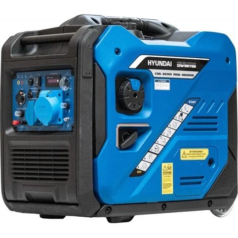 Hyundai 65159 Petrol Generator Inverter 5.0 kW 223 DC