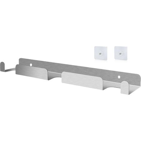 Support pour pelle à pizza, support de pelles à pizza – Étagère de rangement murale en acier inoxydable pour ustensiles de cuisine, boutiques, pinceaux, spatules, cuillères de restaurant commercial (1/5)