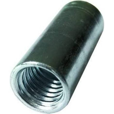 Manchon cylindrique femelle/femelle M10x30mm zingué blanc - PLAFOMETAL - 1202
