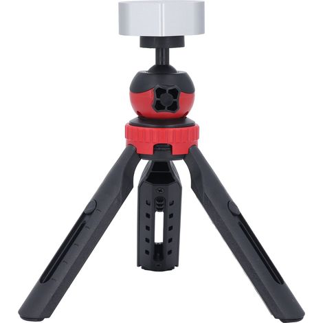 Kit trépied hauteur réglable base en alliage aluminium avec adaptateur argenté + 3 piquets pour antenne Mini (1/5)