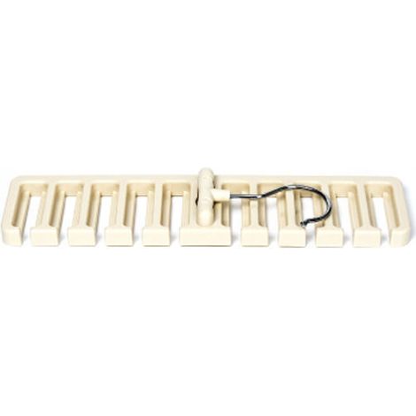 Porte-ceintures beige, pouvant contenir jusqu'à 10 ceintures. (1/5)