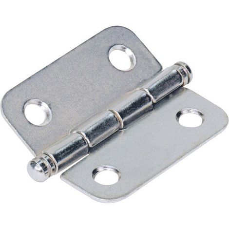 Lot De 2 Paumelles Acier Pour Meuble Hettich, L.40 X L.35 Mm