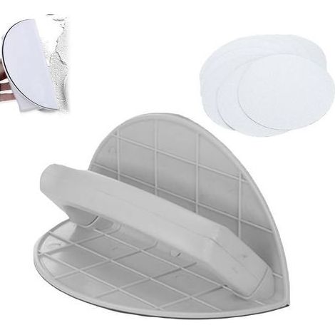 Cale à poncer angle outil de ponceuse d'angle semi circulaire multifonctionnel avec 10 disques abrasifs outil de ponçage manuel de détails portatif, parfait pour coins et surfaces planes (1/4)